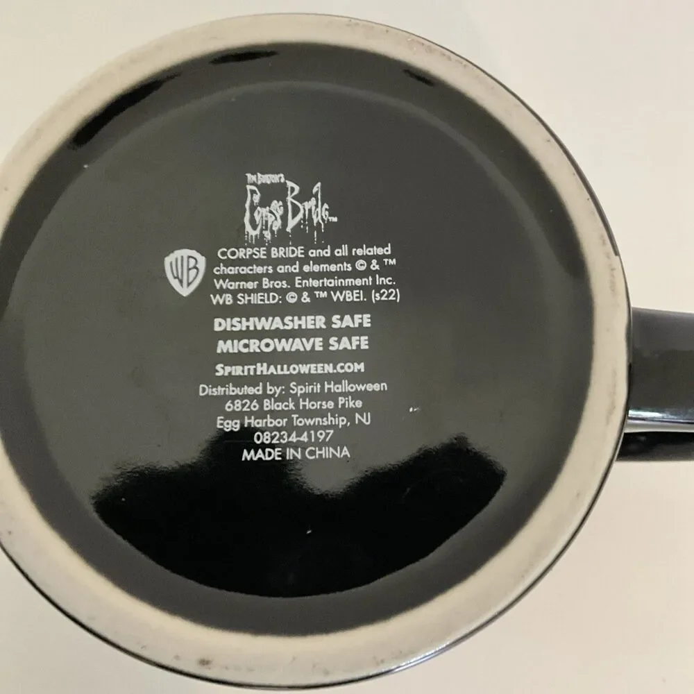 Tim Burton’s Corpse Bride Ceramic Coffee Mug 2021 Spirit Halloween Exclusive